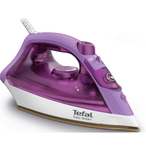 Fer a repasser vapeur Tefal easy steam 1400w violet blanc Fer a repasser vapeur Tefal easy steam 1400w violet blanc